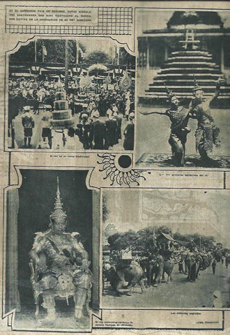 LAMINA 31664: Coronacion del rey Moniyong de Camboya