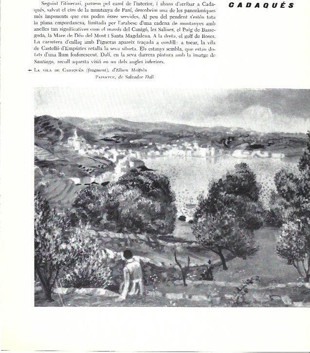 LAMINA 31472: Paisatge, por Salvador Dali