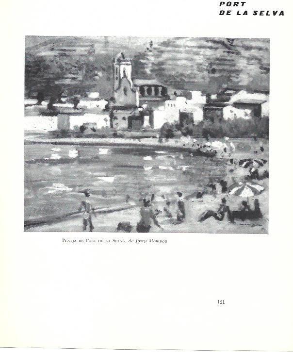 LAMINA 31481: Platja de Port de la Selva, por Josep Mompou