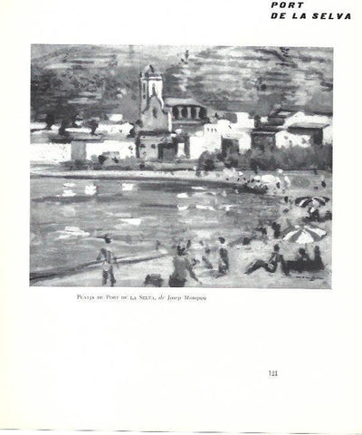 LAMINA 31481: Platja de Port de la Selva, por Josep Mompou
