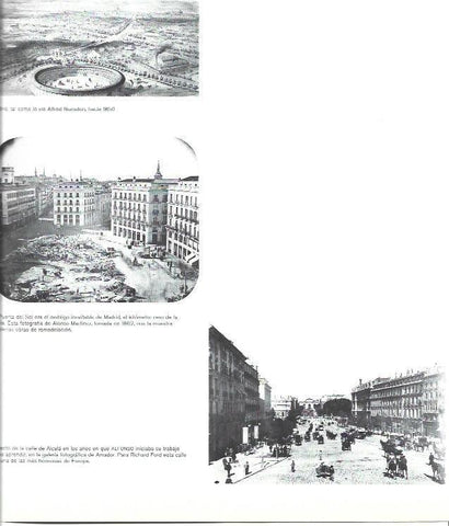LAMINA 31487: Madrid en 1850, 1862 y la Calle Alcala