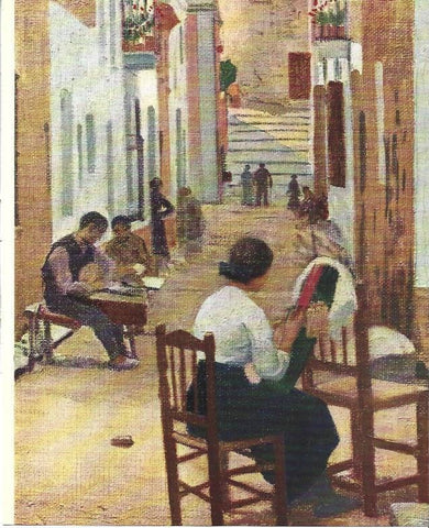 LAMINA 31432: Escena de carrer, por Joan Llimona