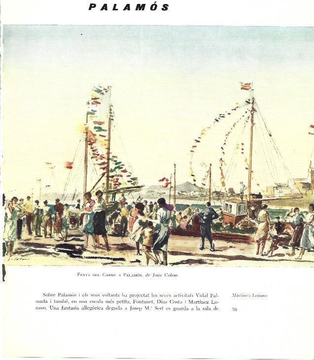 LAMINA 31450: Festa del Carme a Palamos, por Joan Colom