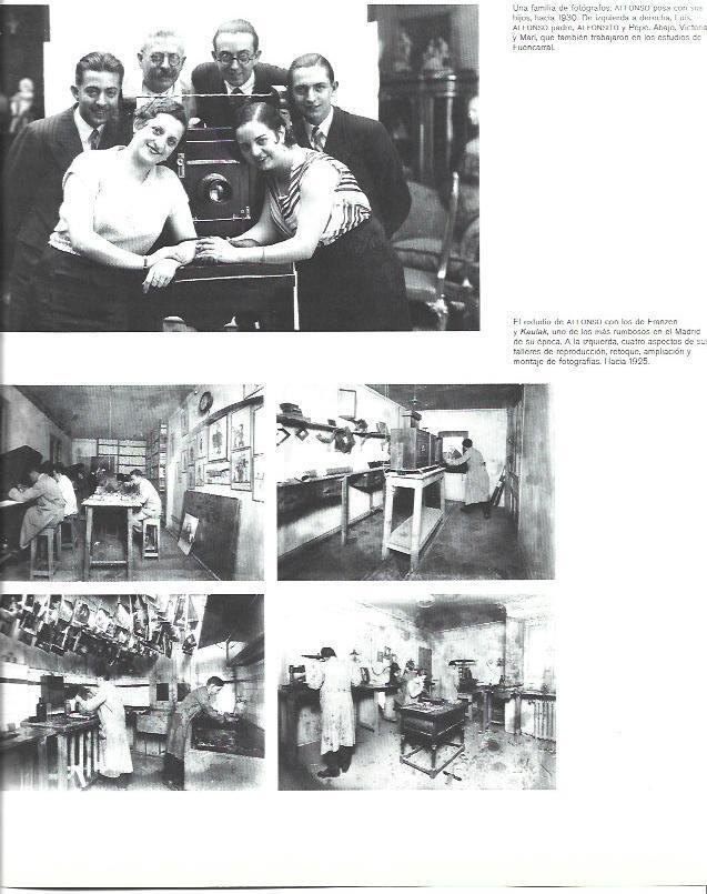 LAMINA 31499: Alfonso con sus hijos en 1930 y el estudio de Alfonso