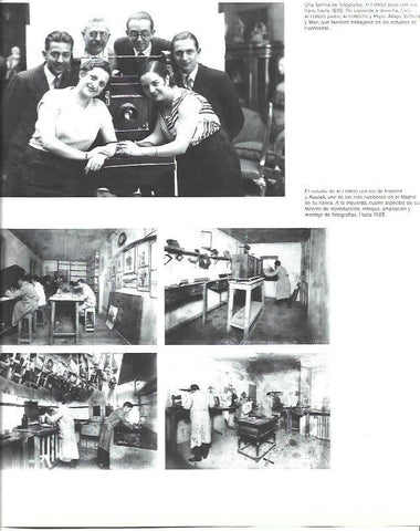 LAMINA 31499: Alfonso con sus hijos en 1930 y el estudio de Alfonso
