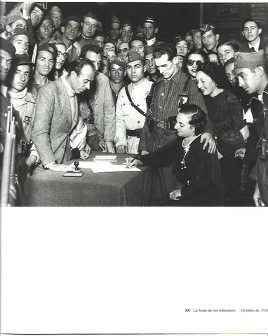 LAMINA 31549: Boda de milicianos en 1936