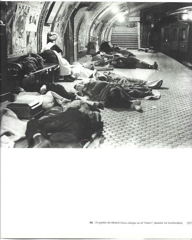 LAMINA 31548: Refugio de la guerra en el metro de Madrid