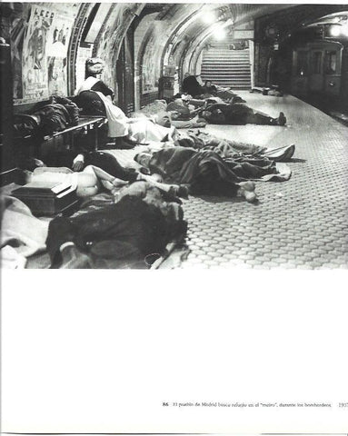 LAMINA 31548: Refugio de la guerra en el metro de Madrid
