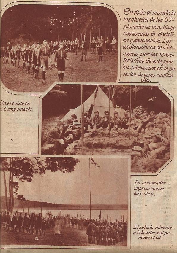 LAMINA 31553: Campamento de Exploradores en Alemania