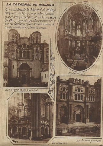 LAMINA 31558: Catedral de Malaga