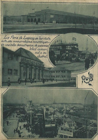 LAMINA 31556: Feria de Leipzig