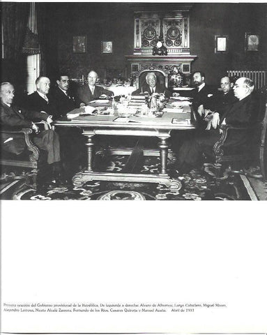 LAMINA 31531: Primera reunion del Gobierno provisional de la Republica en 1931