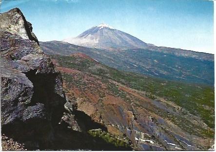 POSTAL L03797: Vista del Teide en Tenerife