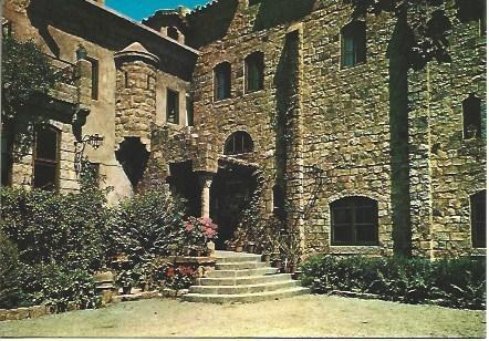 POSTAL L03809: Entrada al Hotel de Santa Fe del Montseny
