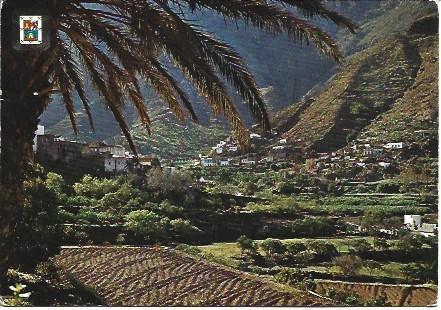 POSTAL L03786: Vista parcial de Agaete, Gran Canaria