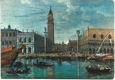 POSTAL L03754: Piazzetta a Venezia