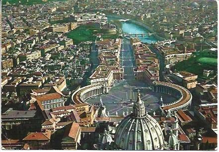 POSTAL L03755: Plaza San Pedro en Roma