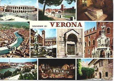 POSTAL L03761: Verona. Diferentes vistas