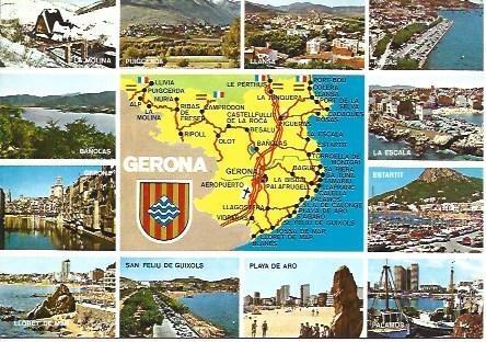 POSTAL L03762: Vistas de la provincia de Girona