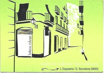 POSTAL PUBLICITARIA L03767: Helena Rohner de Barcelona