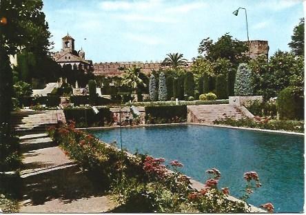 POSTAL L03769: Jardines del Alcazar de los Reyes Catolicos en Cordoba