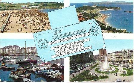POSTAL L03771: Vistas varias de Santander