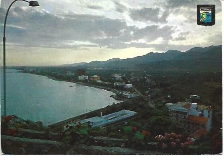 POSTAL L03775: Benicassim. Vista panoramica aerea