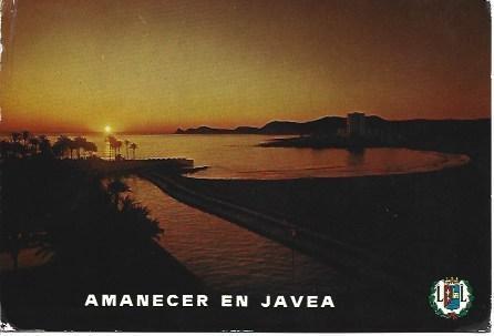 POSTAL L03780: Amanecer en Javea