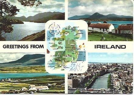 POSTAL L03860: Saludos de Irlanda