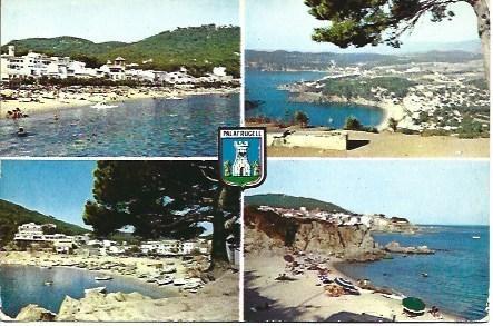 POSTAL L03823: Vistas de Calella de Palafrugell