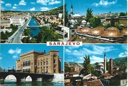 POSTAL L03846: Aspectos de Sarajevo
