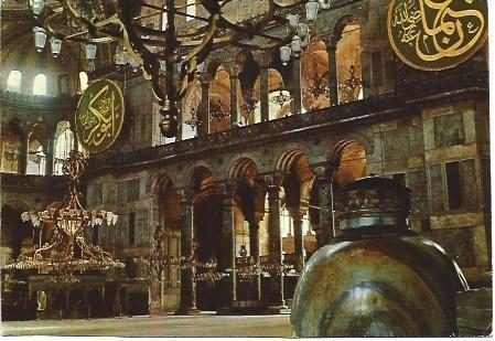 POSTAL L03646: Estambul. Interior de Santa Sofia