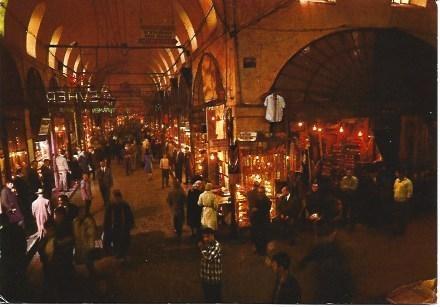 POSTAL L03653: Interior del Gran Bazar de Estambul