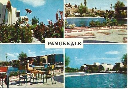 POSTAL L03655: Vistas de Pamukale en Turquia