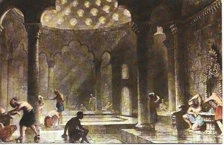POSTAL L03670: Baños Turcos en Estambul