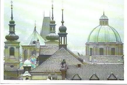 POSTAL L03614: Praga. Cupulas