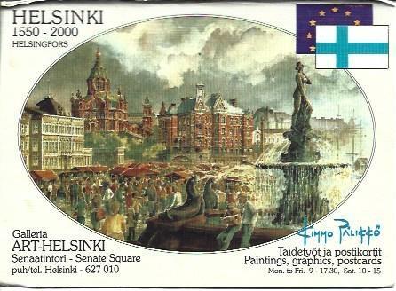 POSTAL L03628: Galeria de Arte en Helsinki. Publicidad