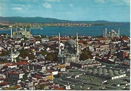 POSTAL L03634: Vista parcial de Estambul