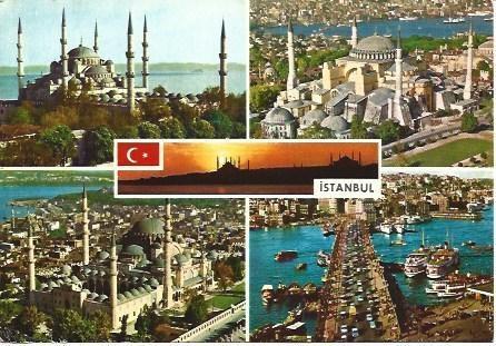 POSTAL L03636: Vistas de Estambul