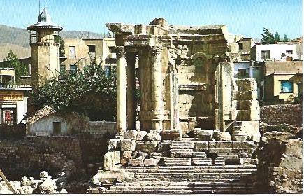 POSTAL L03677: Templo de Venus en Baalbeck. Libano