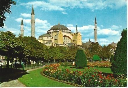 POSTAL L03725: Estambul. Santa Sofia, vista general