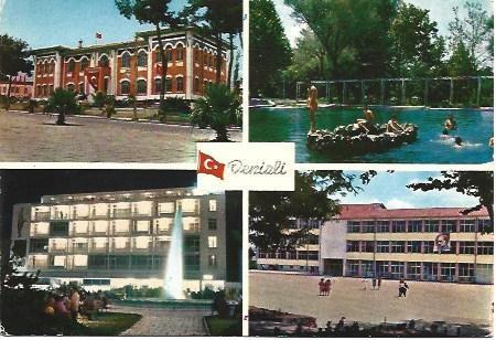 POSTAL L03726: Vistas de Denizli, Turquia