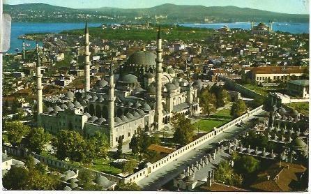 POSTAL L03727: Estambul. Vista aerea de la mezquita de Suleiman