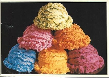 POSTAL L03737: Bolas de helado
