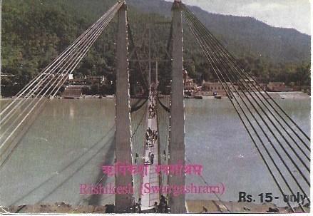 POSTAL L03713: Puente en Rishesh