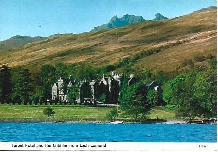 POSTAL L03686: Hotel Tarbet en el Lago Lomond