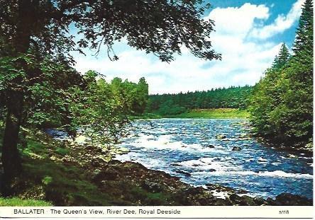 POSTAL L03689: Rio Dee en Ballater, Gran Bretaña