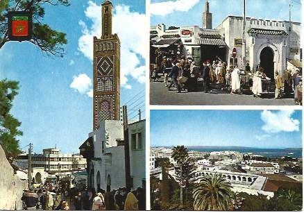POSTAL L03678: Vistas varias de Tanger, Marruecos