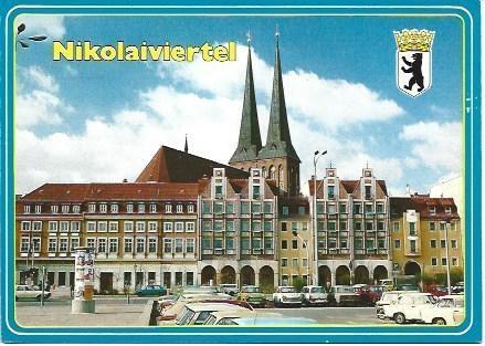 POSTAL L03695: Nikolaiviertel en Berlin