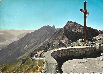 POSTAL L03887: Cruz en los Alpes del Tirol